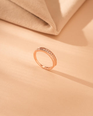 0.25 TCW Round Minimalist Moissanite Wedding Band