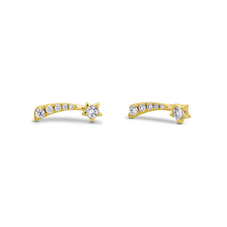 Moissanite Diamond Ear Crawlers Earrings